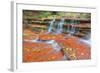 Subway Cascades at Zion-Vincent James-Framed Photographic Print