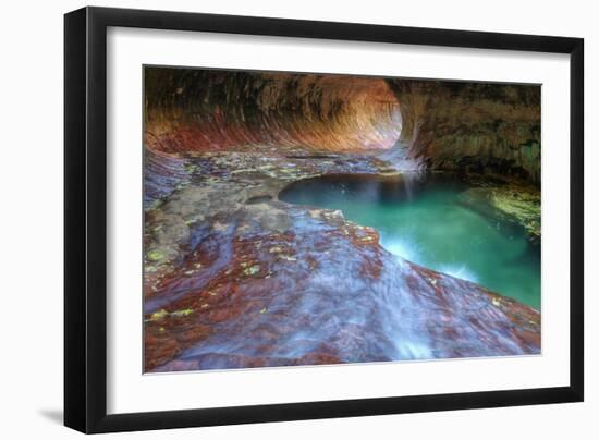 Subway Classic at Zion-Vincent James-Framed Premium Photographic Print