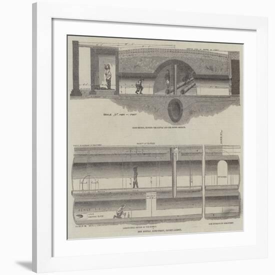 Subway, Covent Garden Approach-null-Framed Giclee Print