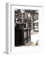 Subway Entrance, Flatbush and Atlantic Aves, Brooklyn-null-Framed Art Print