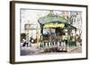 Subway Entrance II - In the Style of Oil Painting-Philippe Hugonnard-Framed Giclee Print