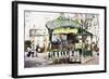 Subway Entrance II - In the Style of Oil Painting-Philippe Hugonnard-Framed Giclee Print