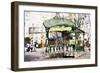 Subway Entrance II - In the Style of Oil Painting-Philippe Hugonnard-Framed Giclee Print
