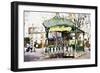 Subway Entrance II - In the Style of Oil Painting-Philippe Hugonnard-Framed Giclee Print