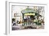 Subway Entrance II - In the Style of Oil Painting-Philippe Hugonnard-Framed Giclee Print