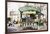 Subway Entrance II - In the Style of Oil Painting-Philippe Hugonnard-Framed Giclee Print