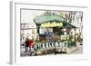 Subway Entrance - In the Style of Oil Painting-Philippe Hugonnard-Framed Giclee Print