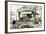 Subway Entrance - In the Style of Oil Painting-Philippe Hugonnard-Framed Giclee Print