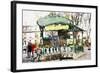 Subway Entrance - In the Style of Oil Painting-Philippe Hugonnard-Framed Giclee Print