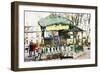 Subway Entrance - In the Style of Oil Painting-Philippe Hugonnard-Framed Giclee Print