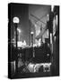 Subway Entrance in Times Square Neighborhood-Thomas D^ Mcavoy-Stretched Canvas