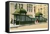Subway Entrance, New York City-null-Framed Stretched Canvas
