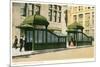 Subway Entrance, New York City-null-Mounted Premium Giclee Print