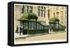 Subway Entrance, New York City-null-Framed Stretched Canvas