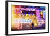 Subway - In the Style of Oil Painting-Philippe Hugonnard-Framed Giclee Print