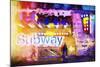 Subway - In the Style of Oil Painting-Philippe Hugonnard-Mounted Giclee Print