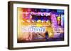 Subway - In the Style of Oil Painting-Philippe Hugonnard-Framed Giclee Print