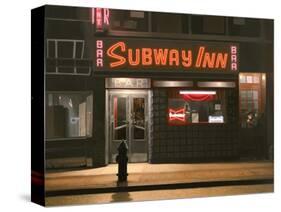 Subway Inn, 1989-Max Ferguson-Stretched Canvas