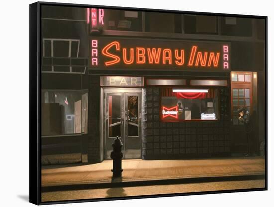 Subway Inn, 1989-Max Ferguson-Framed Stretched Canvas