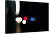 Subway Lights New York City-null-Stretched Canvas