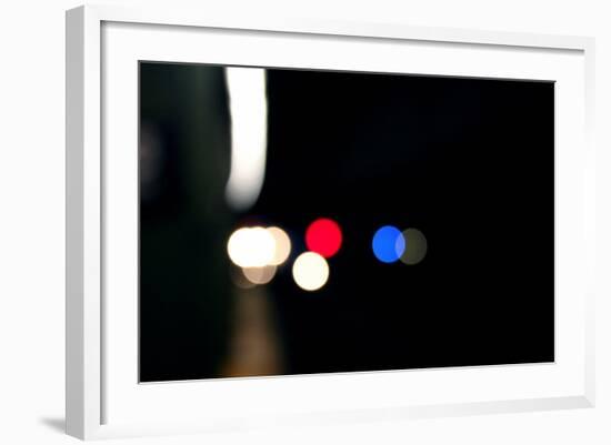 Subway Lights New York City-null-Framed Photo