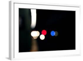 Subway Lights New York City-null-Framed Photo