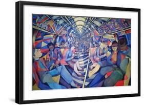 Subway NYC, 1994-Charlotte Johnson Wahl-Framed Giclee Print