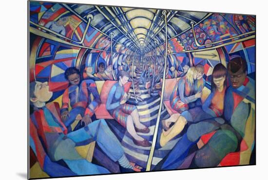 Subway NYC, 1994-Charlotte Johnson Wahl-Mounted Giclee Print