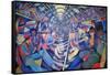 Subway NYC, 1994-Charlotte Johnson Wahl-Framed Stretched Canvas