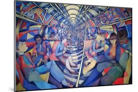 Subway NYC, 1994-Charlotte Johnson Wahl-Mounted Giclee Print