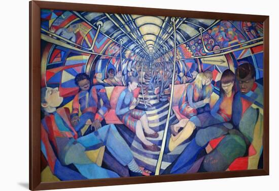 Subway NYC, 1994-Charlotte Johnson Wahl-Framed Giclee Print