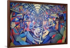 Subway NYC, 1994-Charlotte Johnson Wahl-Framed Giclee Print