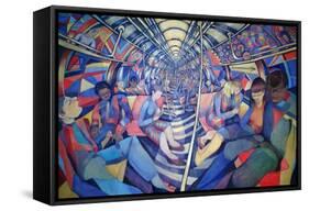 Subway NYC, 1994-Charlotte Johnson Wahl-Framed Stretched Canvas