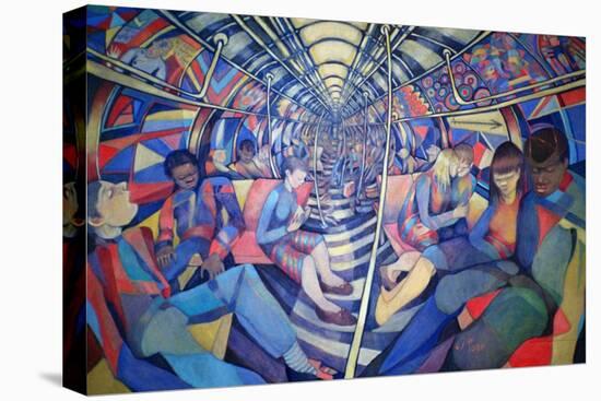 Subway NYC, 1994-Charlotte Johnson Wahl-Stretched Canvas
