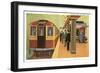 Subway Platform, Chicago, Illinois-null-Framed Art Print