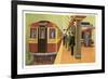 Subway Platform, Chicago, Illinois-null-Framed Art Print