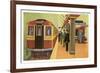 Subway Platform, Chicago, Illinois-null-Framed Premium Giclee Print