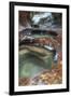 Subway Pools at Zion-Vincent James-Framed Photographic Print