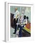 Subway Riders, New York City-Patti Mollica-Framed Giclee Print