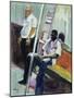 Subway Riders, New York City-Patti Mollica-Mounted Giclee Print