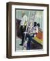 Subway Riders, New York City-Patti Mollica-Framed Premium Giclee Print