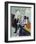 Subway Riders, New York City-Patti Mollica-Framed Premium Giclee Print