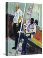 Subway Riders, New York City-Patti Mollica-Stretched Canvas