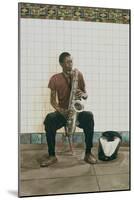 Subway Saxophone, 2008-Max Ferguson-Mounted Giclee Print