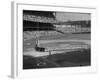 Subway Series: Overall View of Yankee Stadium as the NY Yankees, Umpires and the Brooklyn Dodgers-Ralph Morse-Framed Premium Photographic Print