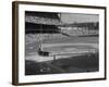 Subway Series: Overall View of Yankee Stadium as the NY Yankees, Umpires and the Brooklyn Dodgers-Ralph Morse-Framed Premium Photographic Print