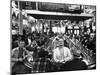 Subway Series: Rapt Audience in Bar Watching World Series Game from New York on TV-Francis Miller-Mounted Photographic Print