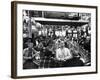 Subway Series: Rapt Audience in Bar Watching World Series Game from New York on TV-Francis Miller-Framed Photographic Print