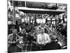 Subway Series: Rapt Audience in Bar Watching World Series Game from New York on TV-Francis Miller-Mounted Photographic Print