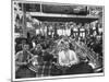 Subway Series: Rapt Audience in Bar Watching World Series Game from New York on TV-Francis Miller-Mounted Premium Photographic Print